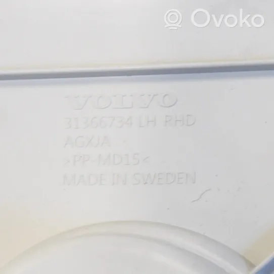 Volvo S90, V90 Garniture d'extrémité latérale du tableau de bord 31366734