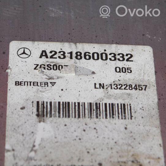 Mercedes-Benz SL R231 Kita kėbulo dalis A2318600332