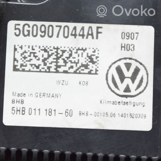 Volkswagen Golf VII Przełącznik / Włącznik nawiewu dmuchawy 5G0907044AF