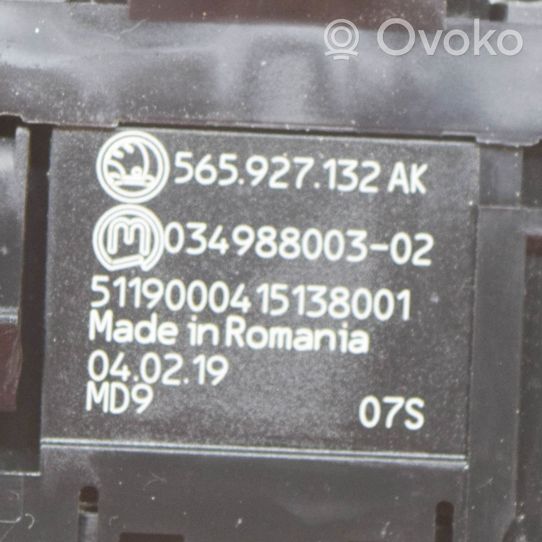 Skoda Karoq Zestaw przełączników i przycisków 03498800302