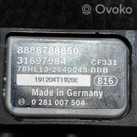 Volvo S90, V90 Pakokaasun paineanturi 31697984