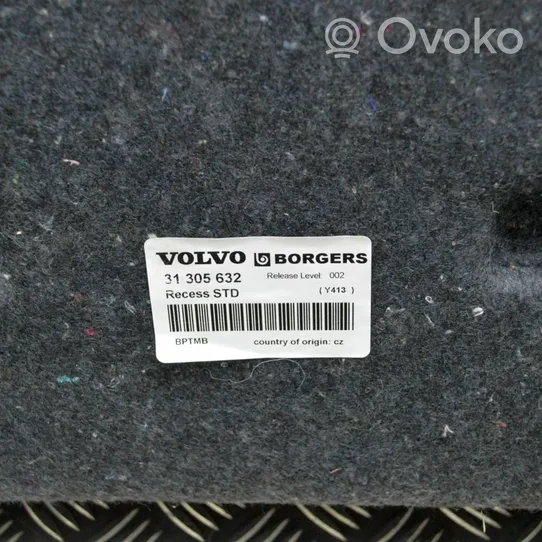 Volvo XC60 Tappeto di rivestimento del fondo del bagagliaio/baule 31305632
