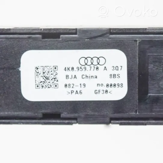 Audi A6 S6 C8 4K Muut kytkimet/nupit/vaihtimet 4K0959770A
