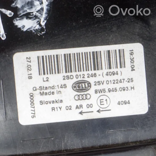 Audi A4 S4 B9 Luces portón trasero/de freno 2SD012246