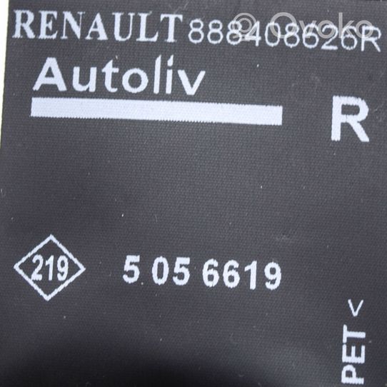 Renault Zoe Pas bezpieczeństwa fotela tylnego 888408626R