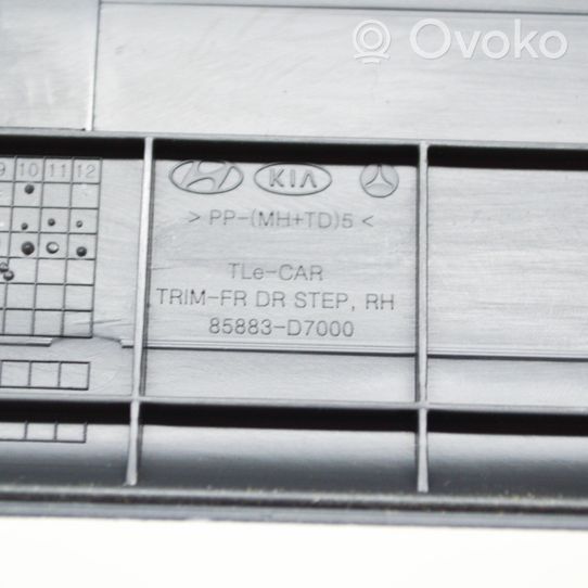 Hyundai Tucson TL Copertura del rivestimento del sottoporta anteriore 85883D7000