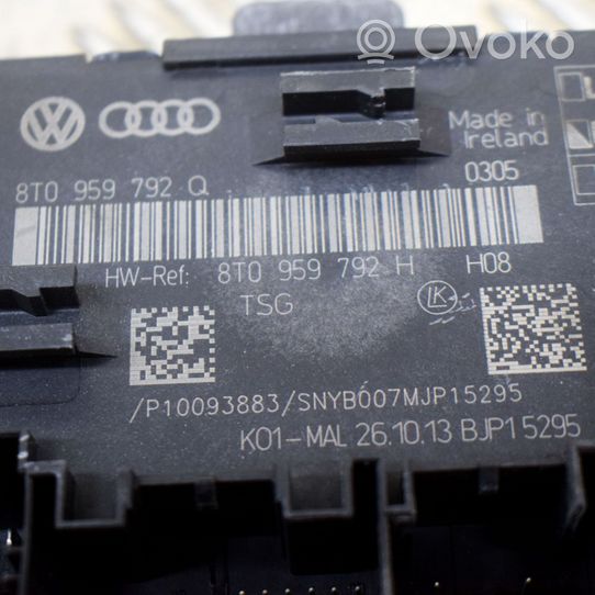 Audi A5 Sportback 8TA Oven ohjainlaite/moduuli 8T0959792Q