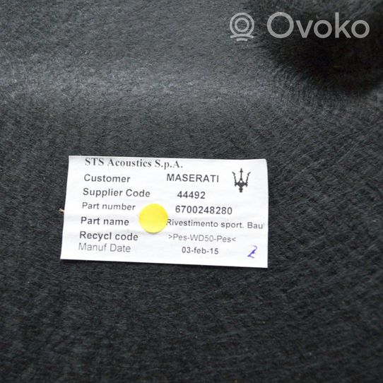 Maserati Ghibli Garniture de hayon 6700248280