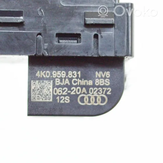 Audi A6 S6 C8 4K Takaluukun avauskytkimen painike/kytkin 4K0959831