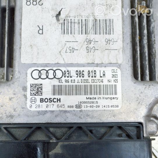 Audi A6 C7 Moottorin ohjainlaite/moduuli 03L906018JL