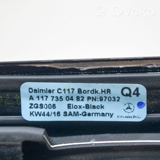 Mercedes-Benz CLA C117 X117 W117 Galinių durų stiklo apdaila A1177350482