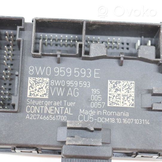 Audi A5 Oven ohjainlaite/moduuli A2C7466561700