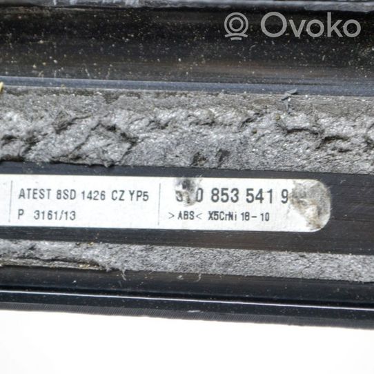 Skoda Superb B6 (3T) Copertura del rivestimento del sottoporta posteriore 3T0853541