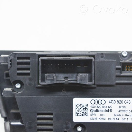 Audi A6 C7 Interrupteur ventilateur 4G0820043AK