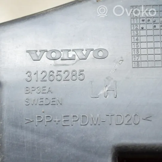 Volvo V60 Mocowanie narożnika zderzaka tylnego 31265285