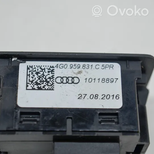 Audi A4 S4 B9 Tailgate/boot open switch button 4G0959831C