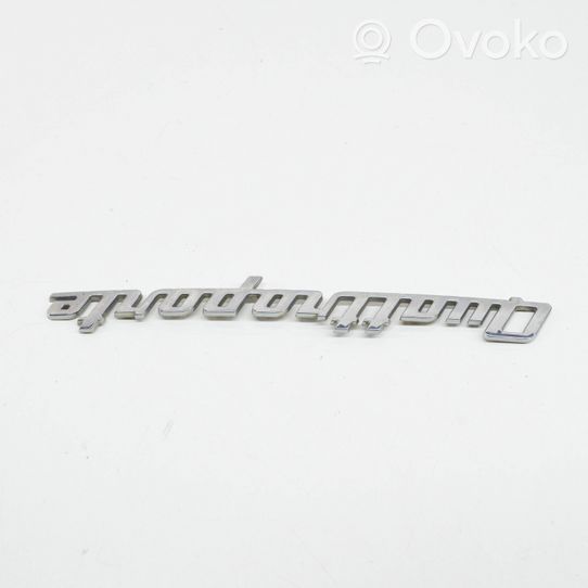 Maserati Quattroporte Manufacturers badge/model letters 