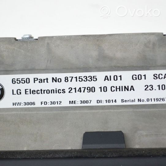 BMW X3 G01 Monitor / wyświetlacz / ekran 8715335