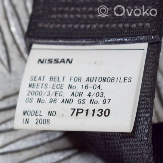 Nissan NP300 Ceinture de sécurité arrière 7P1130