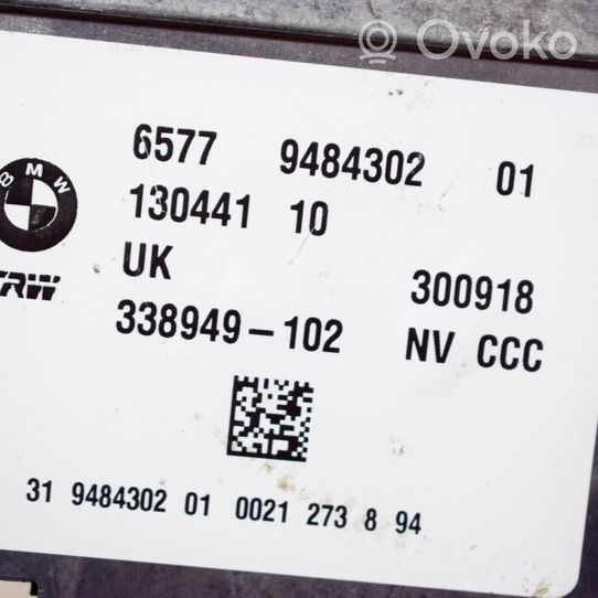 BMW i3 Centralina/modulo airbag 9484302