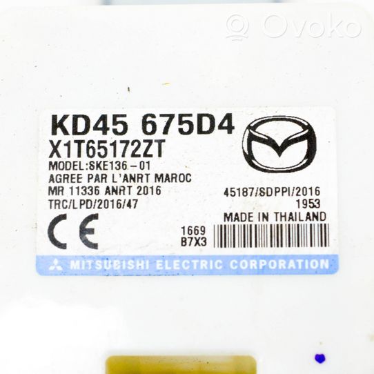 Mazda CX-3 Antena wewnętrzna KD45675D4