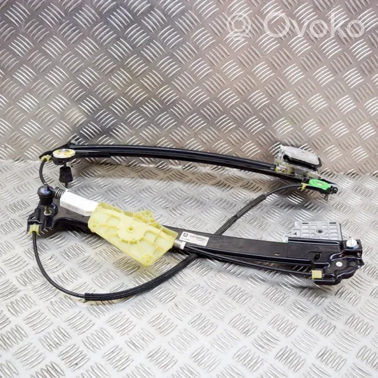 Citroen C6 Rear door window regulator with motor 9650386480