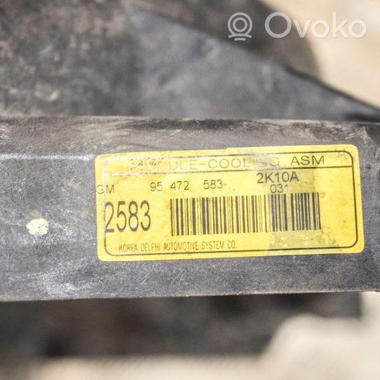 Opel Antara Radiator cooling fan shroud 95472583