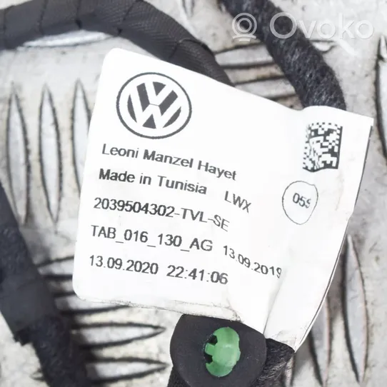 Volkswagen ID.3 Wiązka przewodów drzwi przednich 2039504302