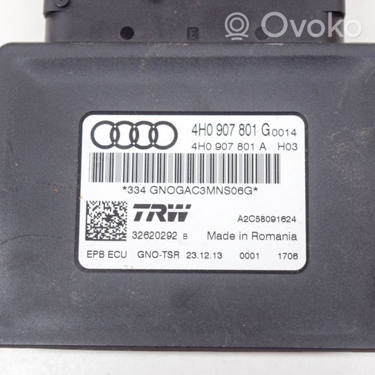 Audi A6 S6 C7 4G Centralina/modulo EMF freno posteriore 4H0907801G