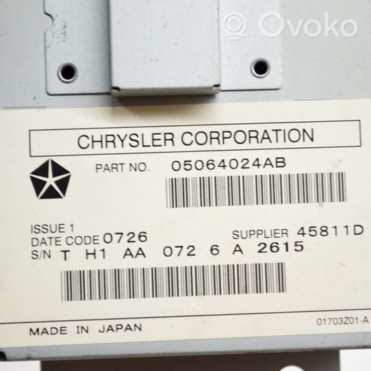 Chrysler 300 - 300C Navigācijas (GPS) vadības bloks 45811D