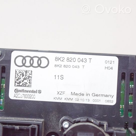Audi A5 Sportback 8TA Interruttore ventola abitacolo A2C37833200