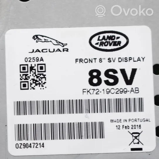 Land Rover Discovery Sport Écran / affichage / petit écran FK7219C299AB