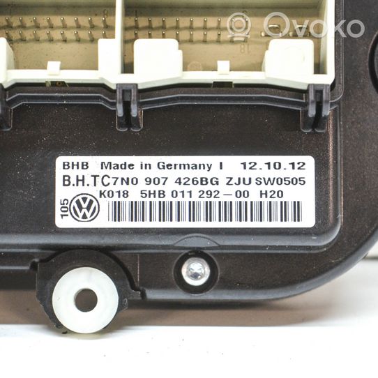 Volkswagen Scirocco Interior fan control switch 7N0907426BG