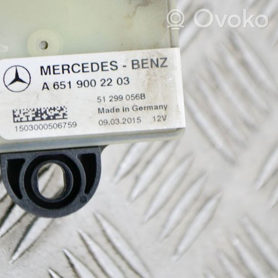 Mercedes-Benz A W176 Przekaźnik / Modul układu ogrzewania wstępnego A6519002203