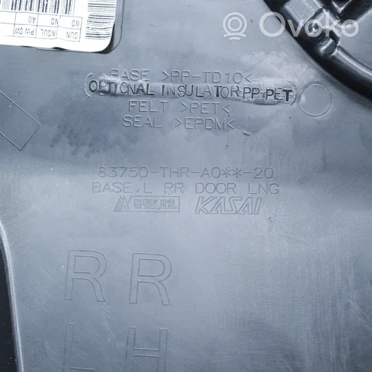 Honda Odyssey Garniture panneau de porte arrière 83750THRA020