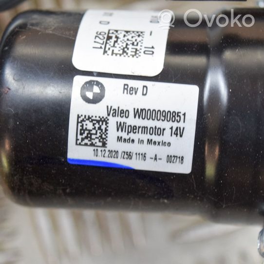 BMW 3 G20 G21 Tringlerie et moteur d'essuie-glace avant W000090818