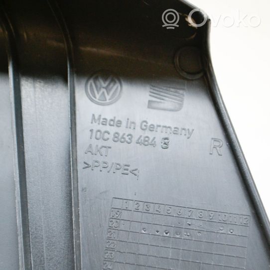 Volkswagen ID.3 Copertura del rivestimento del sottoporta anteriore 10C863484B