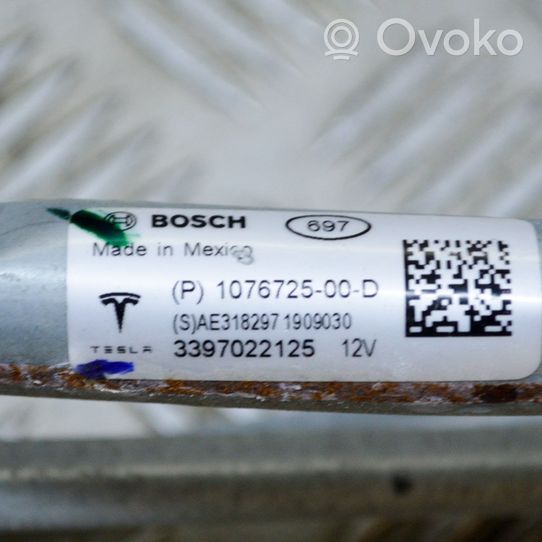 Tesla Model 3 Wischergestänge Wischermotor vorne 107672500D