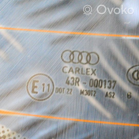 Audi A5 Rear windscreen/windshield window 43R000137