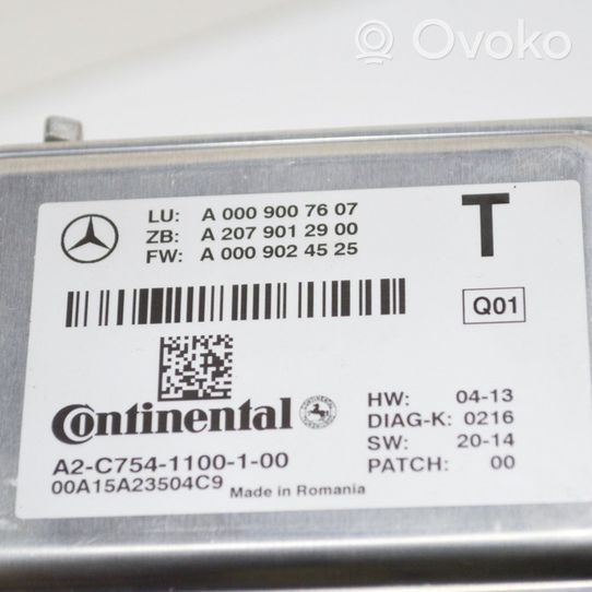 Mercedes-Benz E W212 Vaizdo kamera priekiniame bamperyje A0009007607