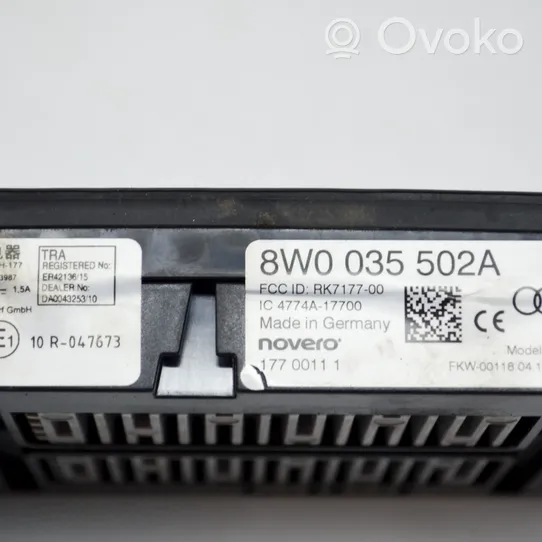 Audi A4 S4 B9 Modulo di ricarica wireless 8W0035502A