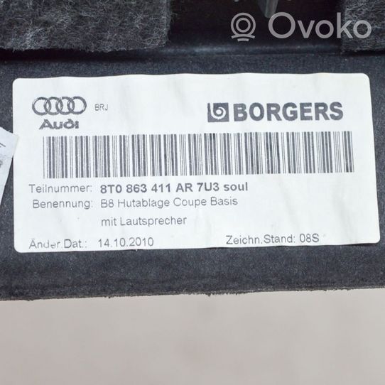 Audi A5 8T 8F Półka tylna bagażnika 8T0863411AR