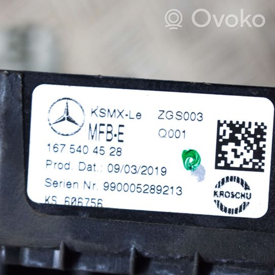Mercedes-Benz GLE W167 Boîte à fusibles A1675404528