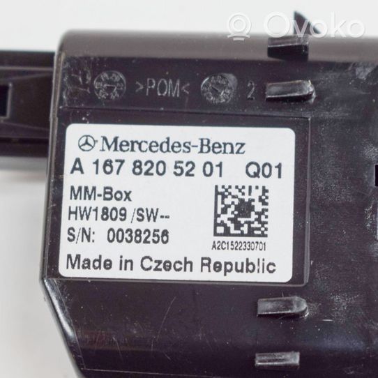 Mercedes-Benz GLE W167 Gniazdo / Złącze AUX A1678205201