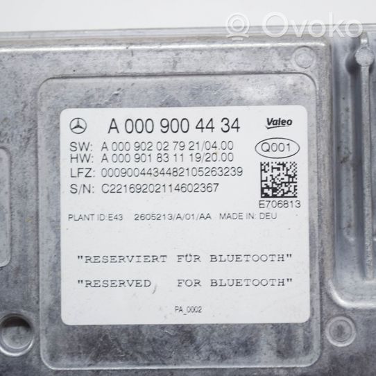 Mercedes-Benz Sprinter W907 W910 Centralina/modulo bluetooth A0009004434