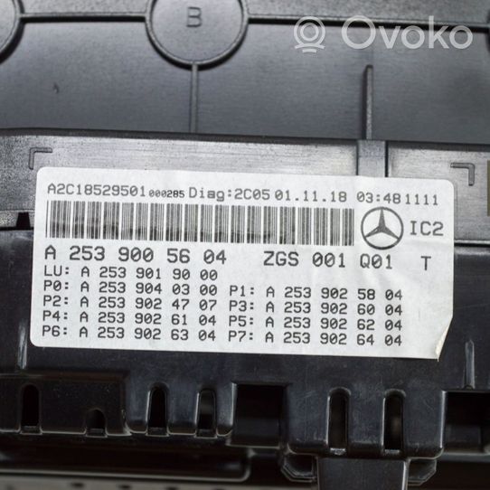 Mercedes-Benz GLC X253 C253 Nopeusmittari (mittaristo) A2539026304