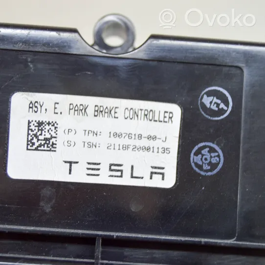 Tesla Model X Unidad de control/módulo EMF del freno trasero 100761800J