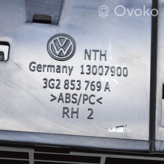 Volkswagen PASSAT B8 Interruttore luci di emergenza 3G2853769A