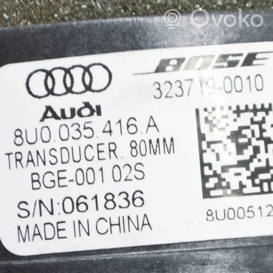 Audi Q3 8U Äänentoistojärjestelmäsarja 8U0035415B