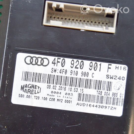 Audi A6 S6 C6 4F Spidometras (prietaisų skydelis) 5550007301